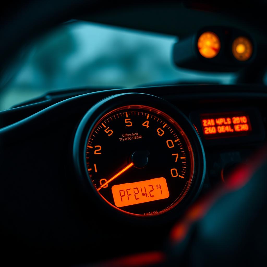 Digitaler Tachograph Nahaufnahme